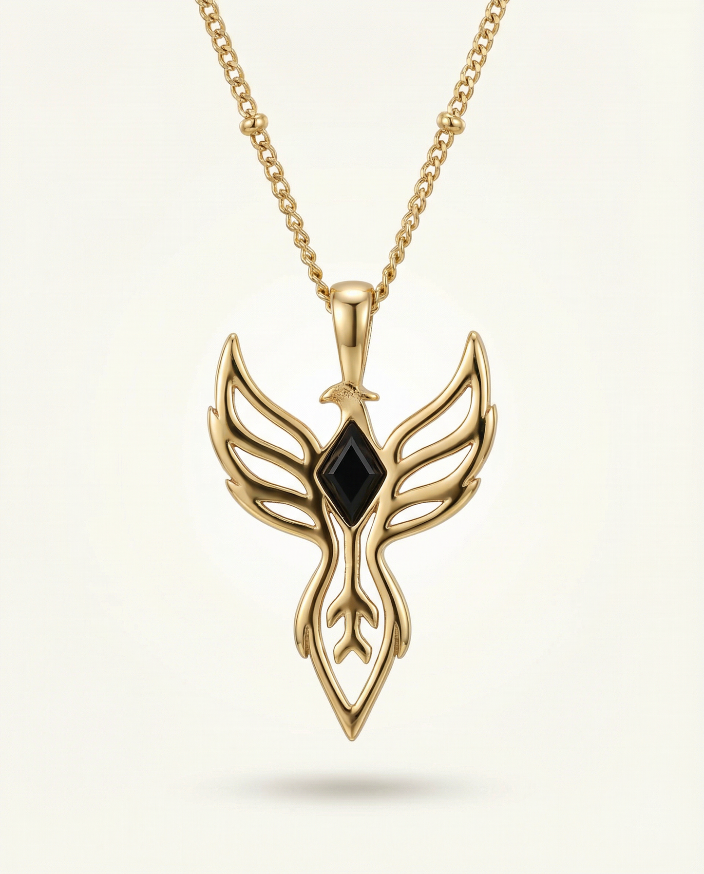 You are unbreakable ~ Gold Phoenix Necklace