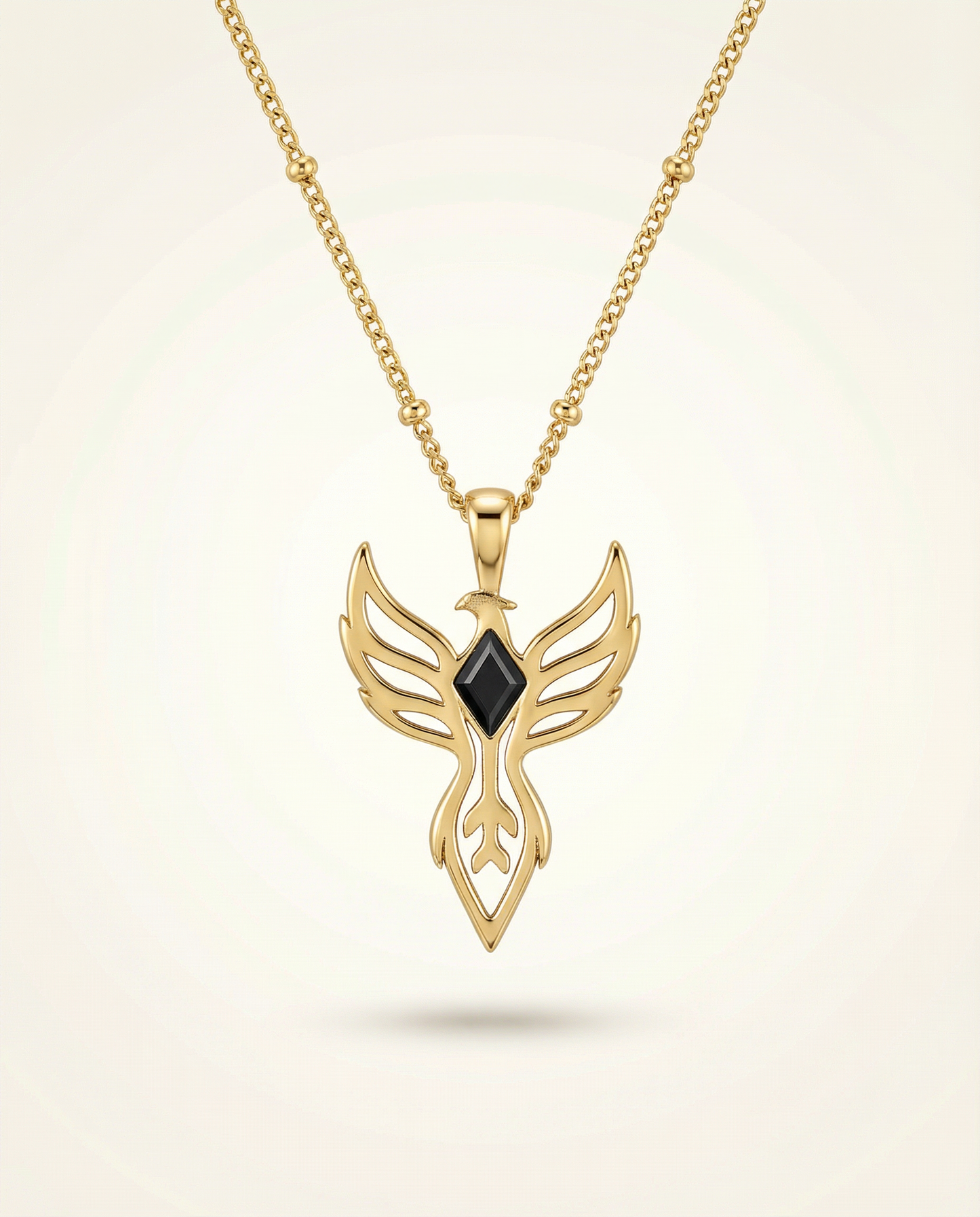 You are unbreakable ~ Gold Phoenix Necklace