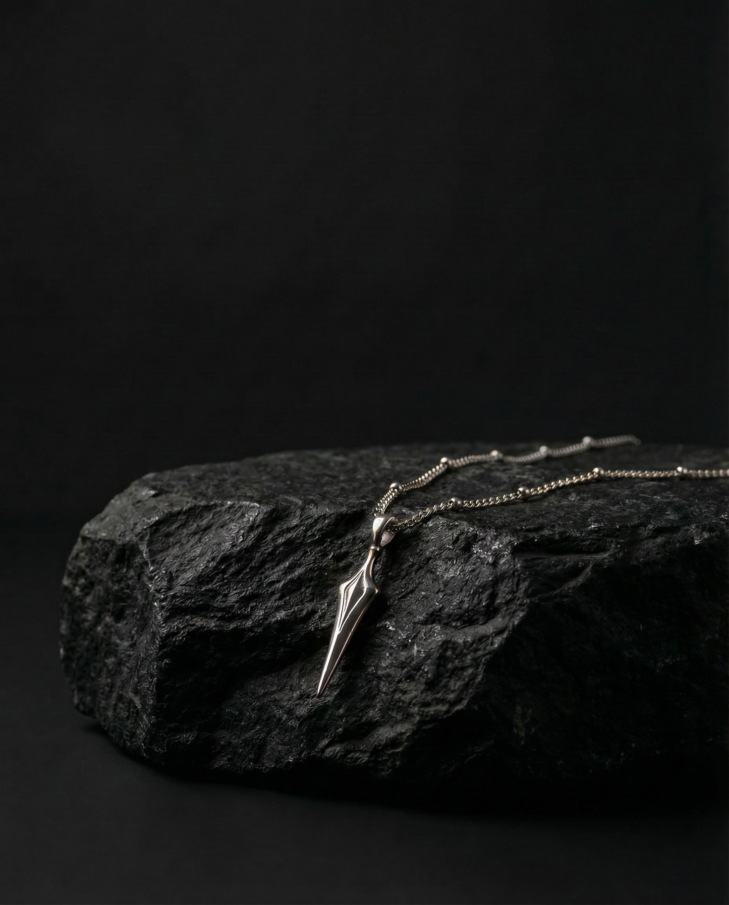 You are powerful ~ Silver Spear Necklace