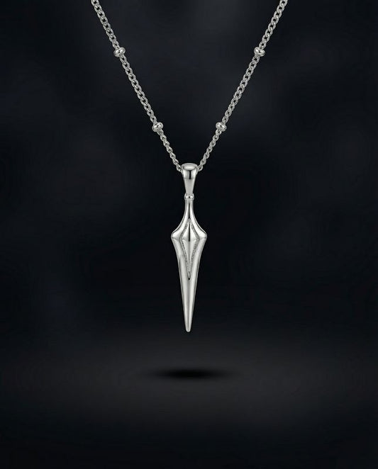 You are powerful ~ Silver Spear Necklace